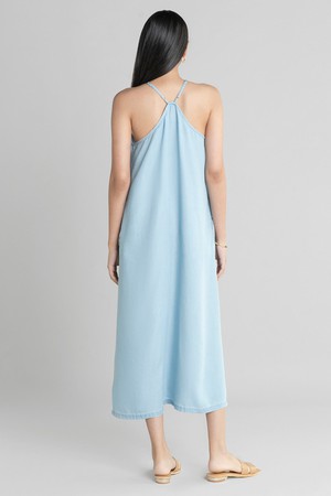 In the Mood for Love Denim Maxi Dress from Reistor