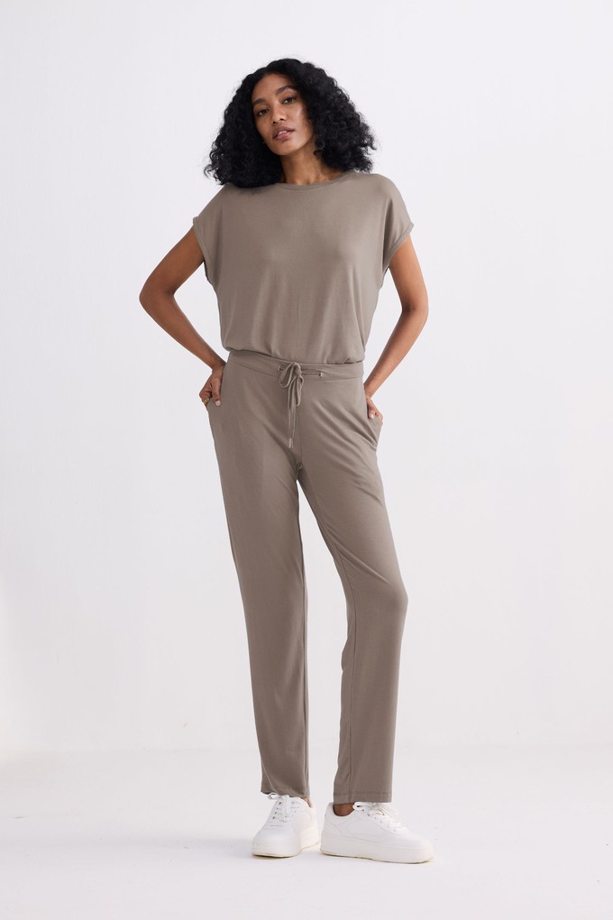 Wide Leg Pant in  Earth Grey from Reistor