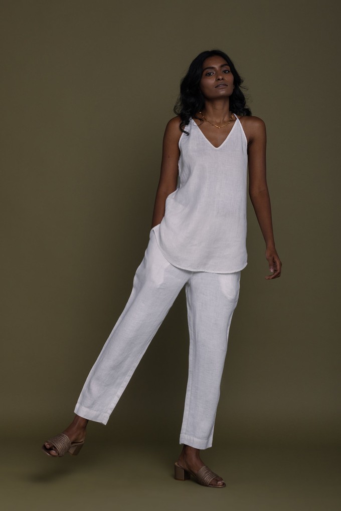 Blankets on the Beach Pants in Coconut White from Reistor