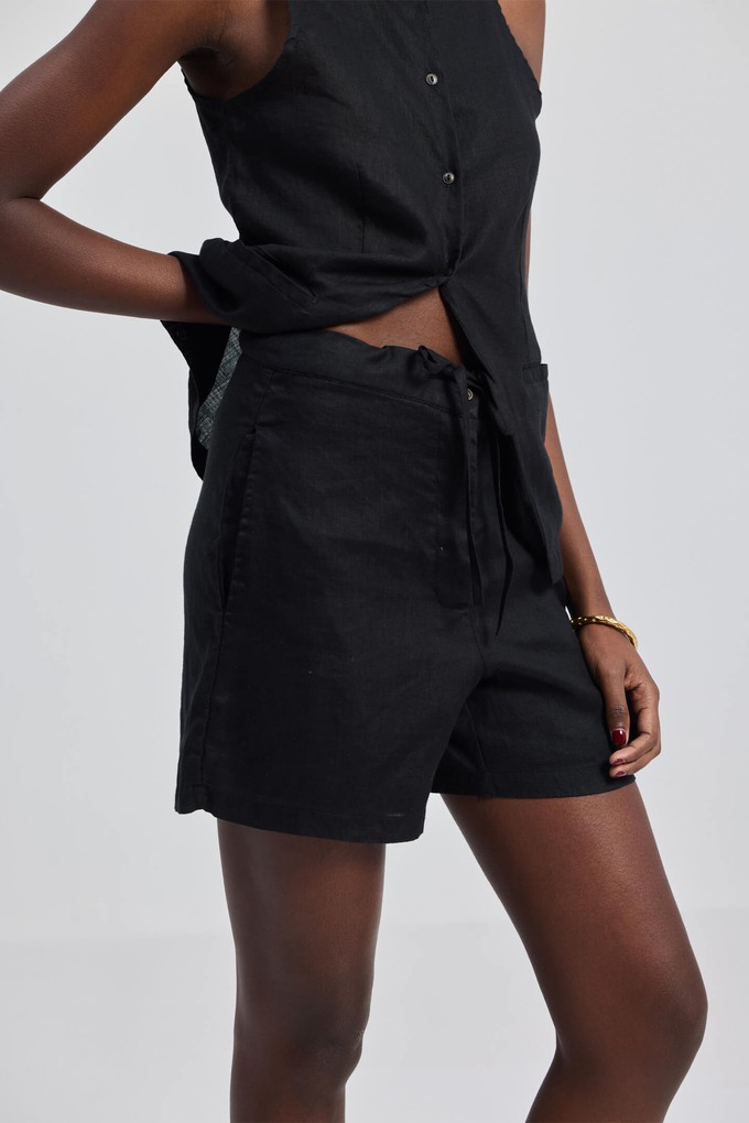 Hemp Shorts in Black from Reistor