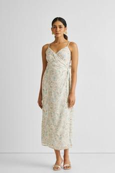 Strappy Wrap Dress via Reistor