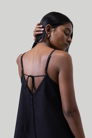 Short Tent Dress in Black from Reistor