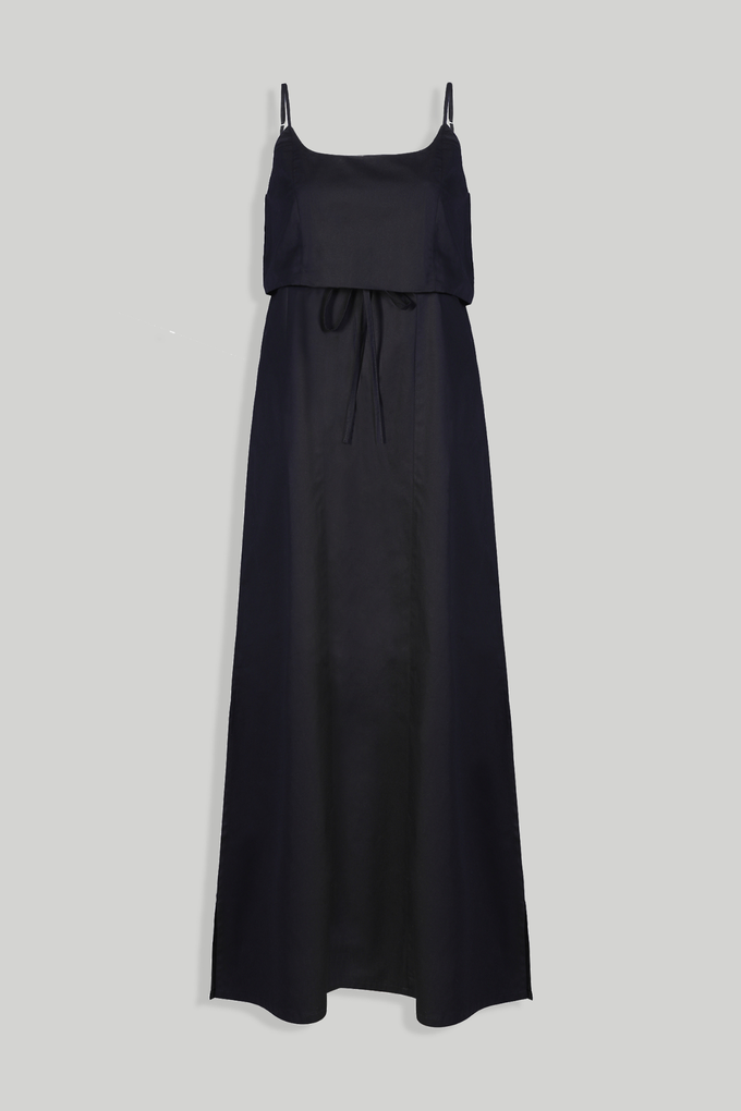 Strappy Maxi Dress in Black from Reistor