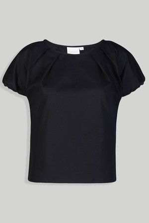 Balloon Sleeve Top in Black from Reistor