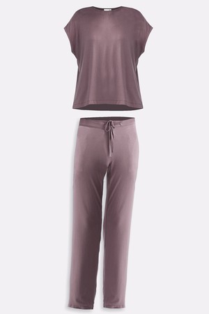 Relaxed Tee Set in Dusty Rose from Reistor