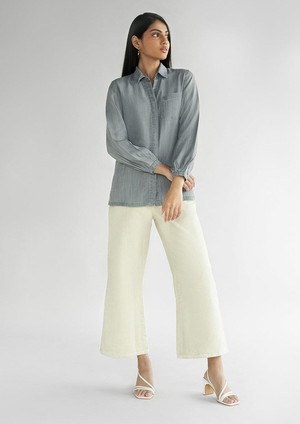 Shades of Everyday Top in Stone Grey from Reistor