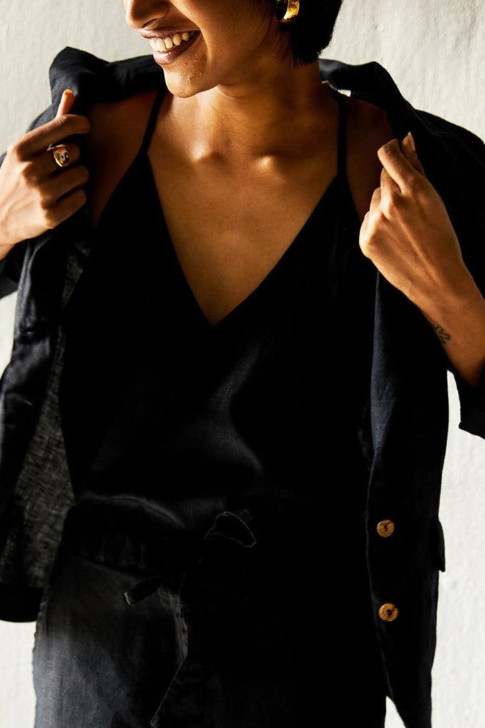 Hemp Three Piece Set in Black from Reistor