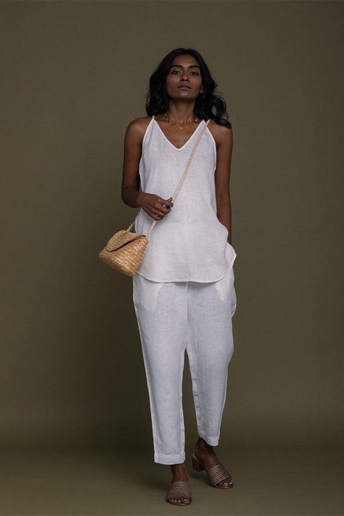 Blankets on the Beach Pants in Coconut White from Reistor