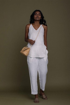 Blankets on the Beach Pants in Coconut White from Reistor