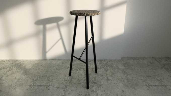 SLEEK-120 Bar Stool from Revive Innovations