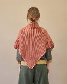 Triangle Scarf | Red Stripe via ROVE