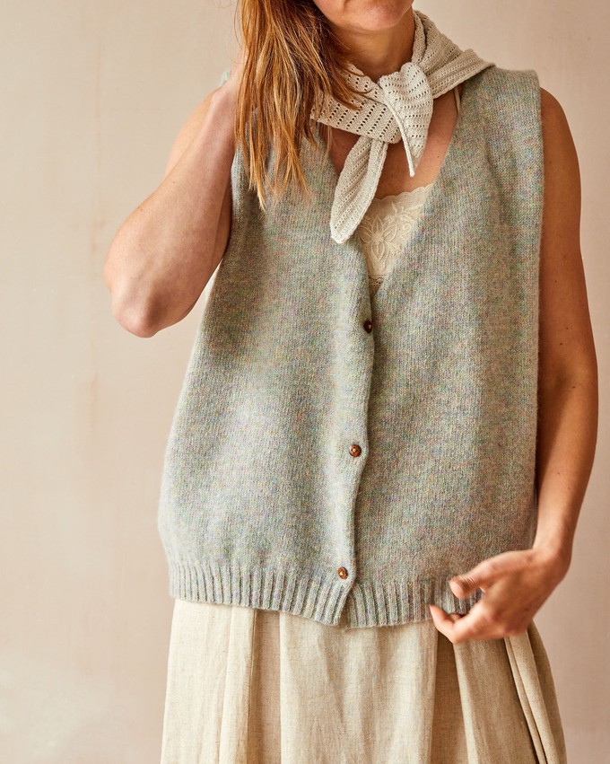 Button Up Vest | Opal from ROVE