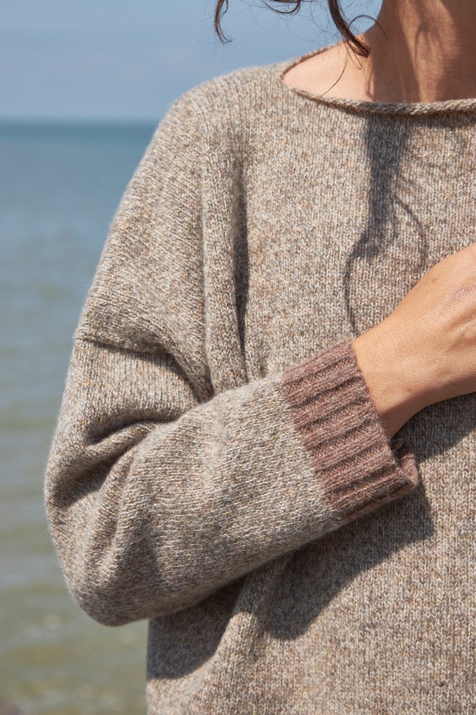 Staple Jumper | Mushroom Marl from ROVE