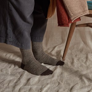 Fine Merino Wool Socks | Brown Marl from ROVE