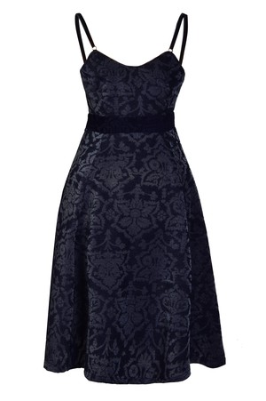 Jacquard Fit And Flare Dress from Sarvin