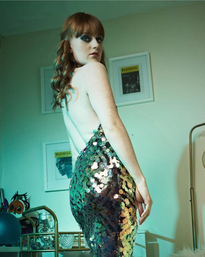 Sequin Mini Dress from Sarvin