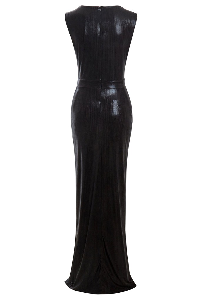 Black Cut Out Maxi Dress from Sarvin