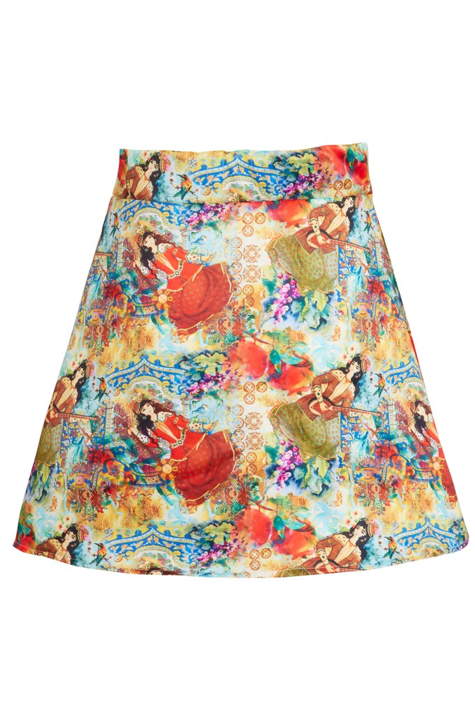 Printed Mini Skirt from Sarvin