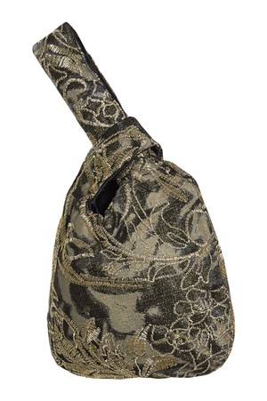 Gold Lace Pouch Bag from Sarvin