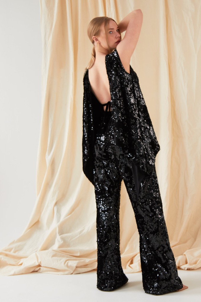 Sequin Flared Trousers from Sarvin