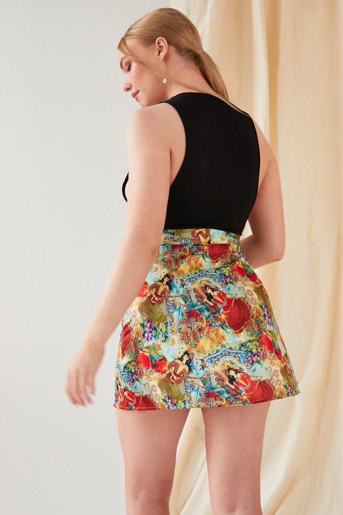 Printed Mini Skirt from Sarvin