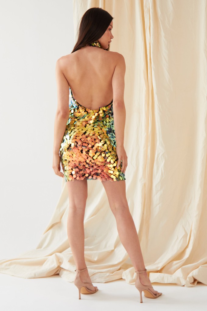 Sequin Mini Dress from Sarvin