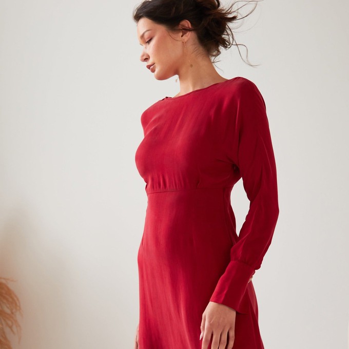 Long Sleeve Midi Dress from Sarvin