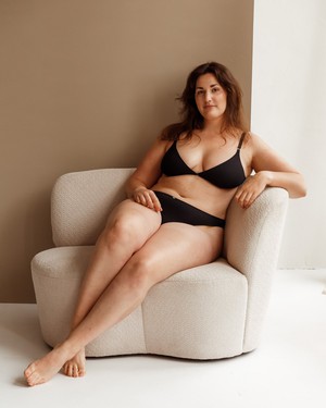 Triangle Bra - Essential Black from Savara Intimates