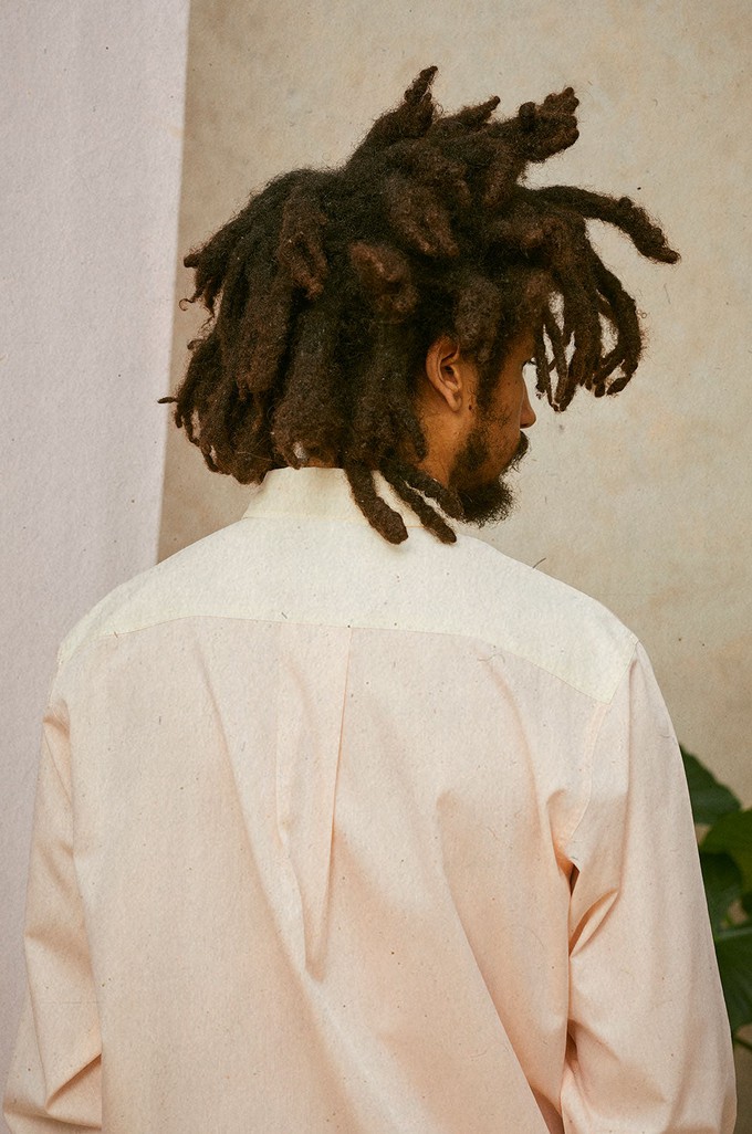 Mens Eddy Patchwork Panelled Pocket Shirt, Cotton from Saywood.