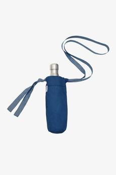 Mini Cross Body Bag / Bottle Bag, Japanese Denim via Saywood.