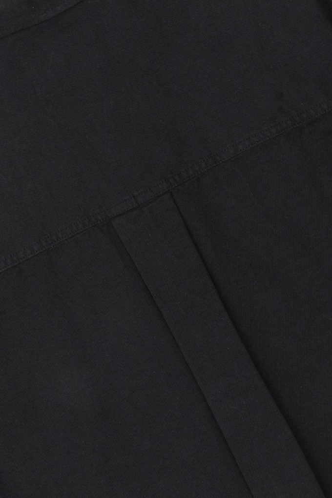 Lela Boxy Shirt, Black Japanese Denim from Saywood.
