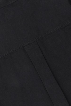Lela Boxy Shirt, Black Japanese Denim from Saywood.