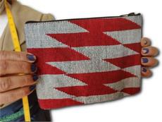 Dhaka pouch, ethically handwoven in Nepal via Shakti.ism