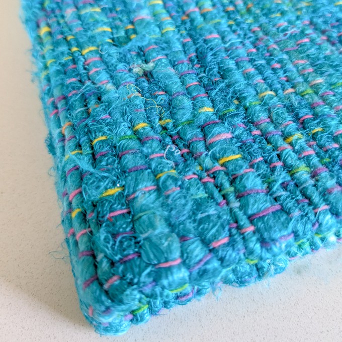 Handwoven Textured Hardcover Notebook – A5 Eco-Friendly Journal Fair Trade from Shakti.ism