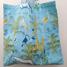 XL block and screen printed tote bags, large capacity via Shakti.ism