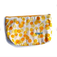 Flat bottom upcycled sari pouch via Shakti.ism