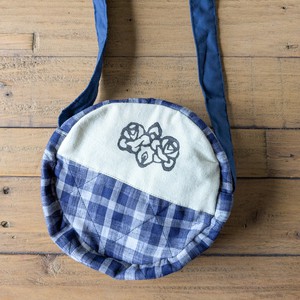 Round sari shoulder bag from Shakti.ism