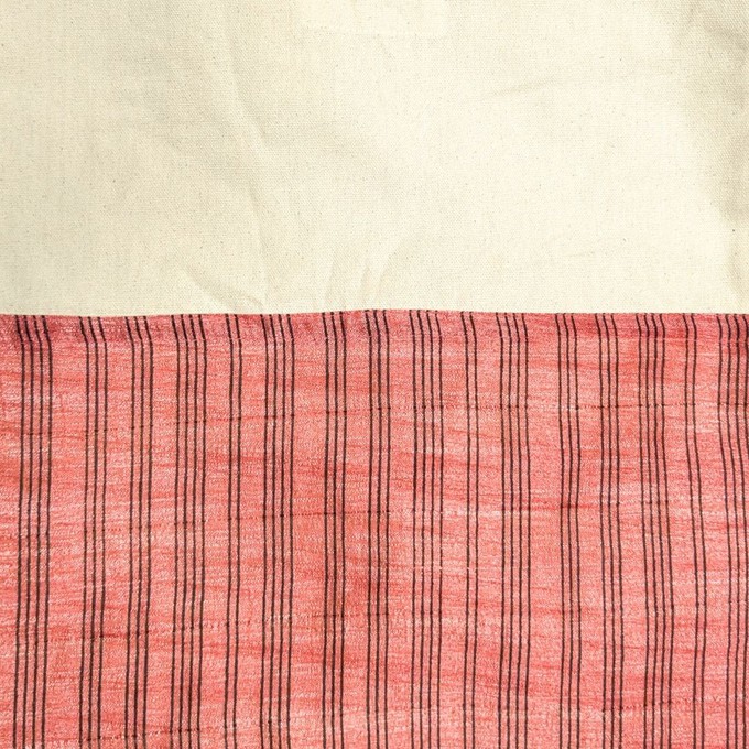 Half sari, half cotton tote bag, ethically handmade in India from Shakti.ism