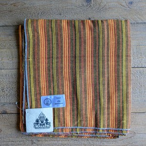 Soft cotton striped scarf, handwoven in Nepal from Shakti.ism