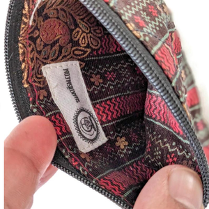 Handmade sari coin pouches from Shakti.ism