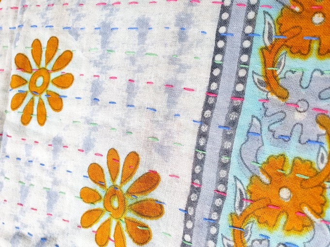 Sari placemats, handmade, set of 2, table mats, reversible from Shakti.ism