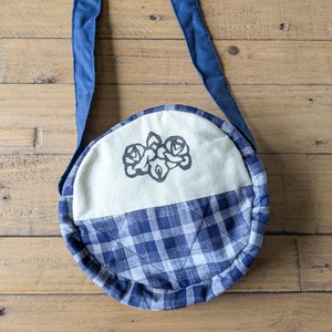 Round sari shoulder bag from Shakti.ism