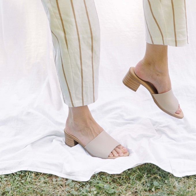 Jane Off White Mules from Sharon Woods