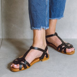 Loa Black Sandals from Sharon Woods