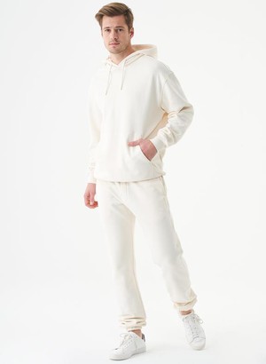 Unisex Hoodie Organic Cotton Halki White from Shop Like You Give a Damn