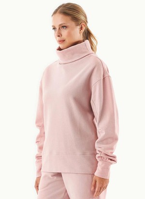 Sweater Turtleneck Organic Cotton Pink from Shop Like You Give a Damn