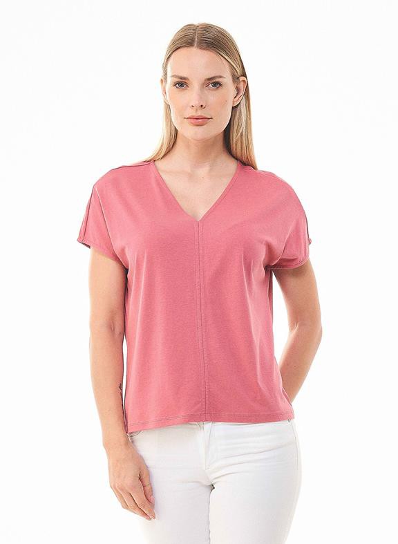 T-Shirt Tencel Organic Cotton Pink from Shop Like You Give a Damn