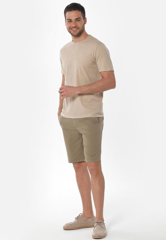 Chino Shorts Olive Green from Shop Like You Give a Damn