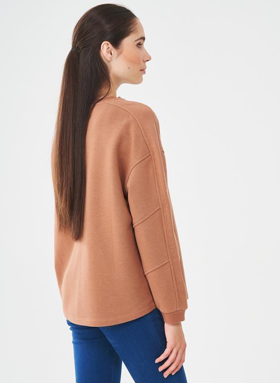 Sweatshirt Light Brown from Shop Like You Give a Damn