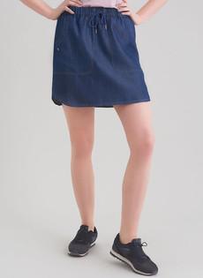 Skirt Denim Blue via Shop Like You Give a Damn